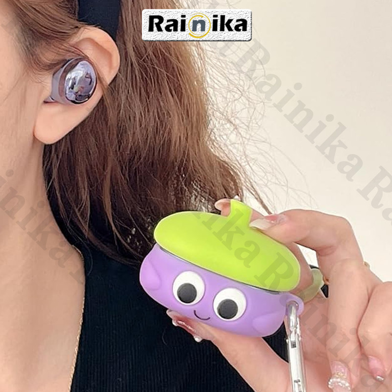 کاور رینیکا مدل Buds Eggplant مناسب برای کیس هدفون بی سیم سامسونگ Galaxy Buds Live / Buds Pro / buds 2 / buds 2 pro / Fe