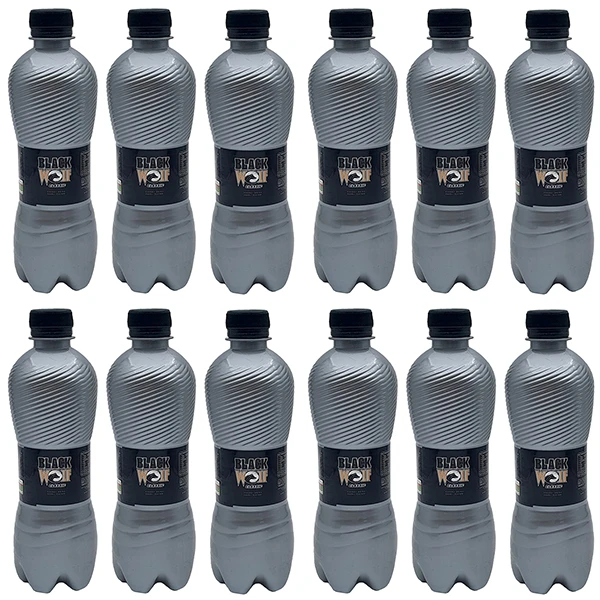 نوشابه انرژی زا بلک ولف - 500 میلی لیتر بسته 12 عددی