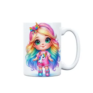 ماگ مدل سانشیک طرح عروسکی کد 342