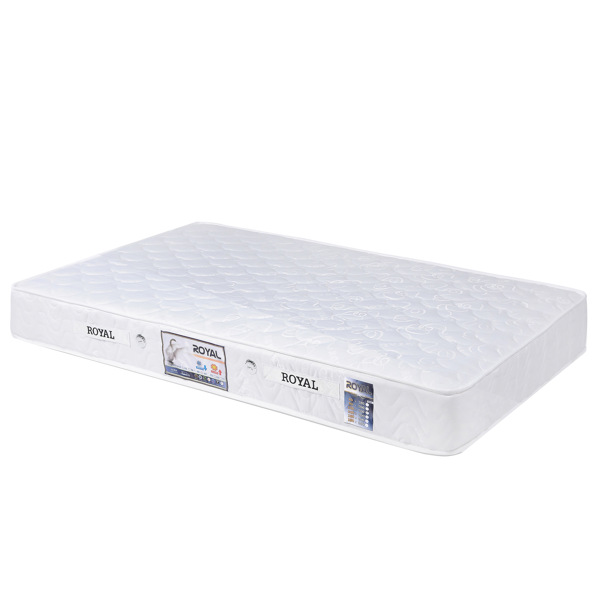 تشک رویال مدل BA3 یک نفره سایز 90x200 سانتی متر