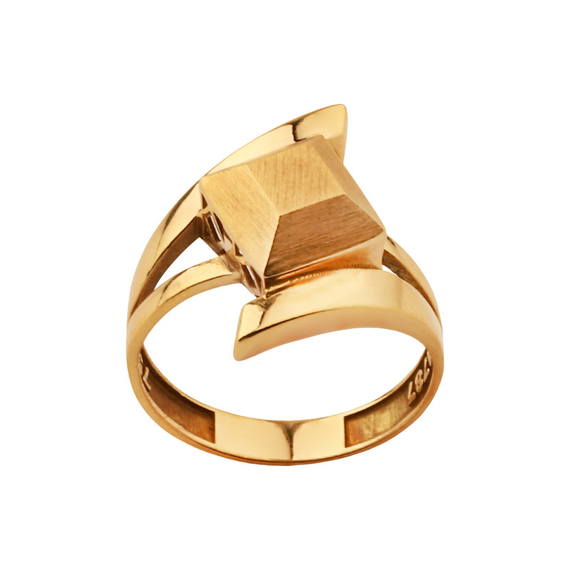 انگشتر طلا 18 عیار زنانه صلاحی گلد مدل 857 سایز 56