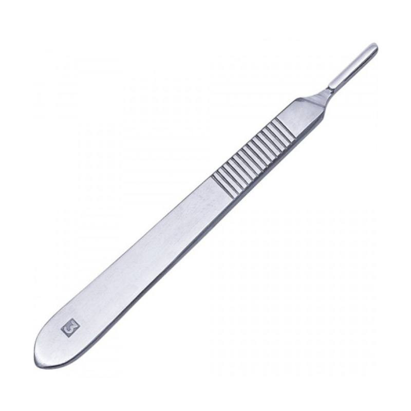 دسته تیغ جراحی شماره 3 مدل SRNA3 بهمراه تیغ استریل مدل SRNA3t15مجموعه 10 عددی