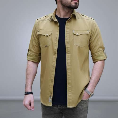 پیراهن آستین بلند مردانه پایتی جامه مدل الیزه کد 17976996