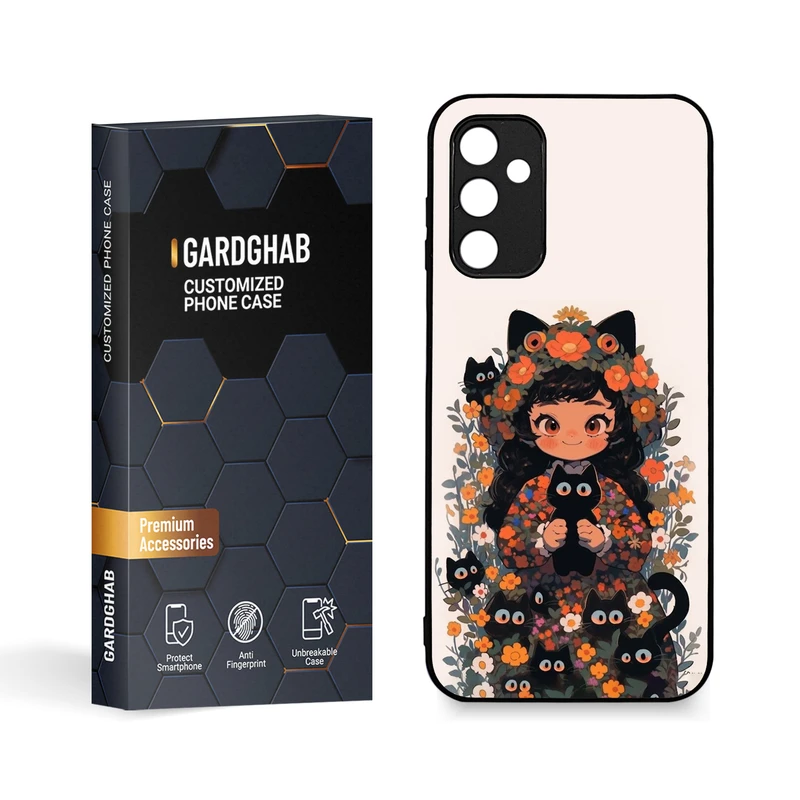  کاور گارد قاب مدل دخترانه مناسب برای گوشی موبایل سامسونگ Galaxy A14 