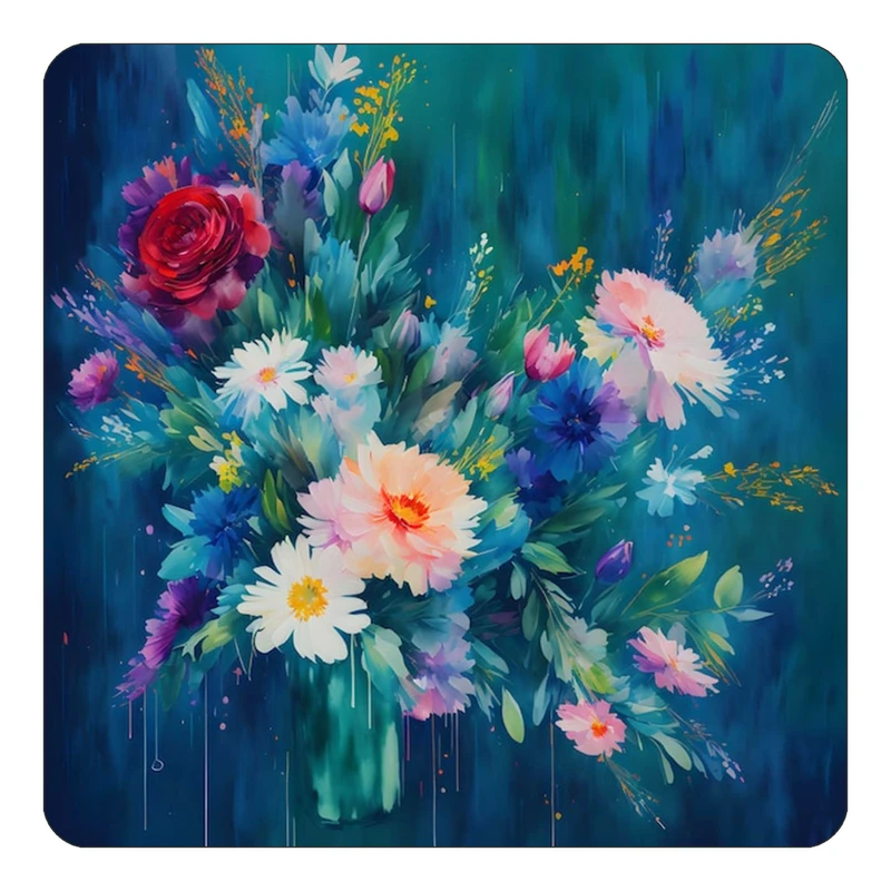 مگنت کاکتی طرح نقاشی رنگ روغن مدل mp73615