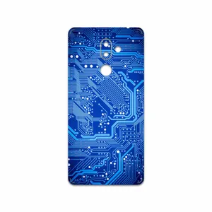 MAHOOT Blue Printed Circuit Board Cover Sticker for Nokia 7 Plus