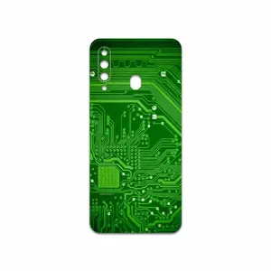 MAHOOT Green Printed Circuit Board Cover Sticker for Samsung Galaxy A60