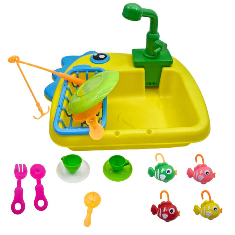 اسباب بازی ناب سل مدل سینک ظرفشویی دایناسور DINOSAUR KITCHEN SINK