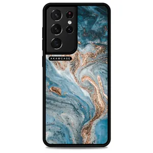 AKAM AMCWSGS21U-MARBEL14 Cover For Samsung Galaxy S21 Ultra
