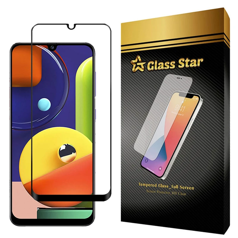محافظ صفحه نمایش گلس استار مدل FUL مناسب برای گوشی موبایل سامسونگ Galaxy A50s