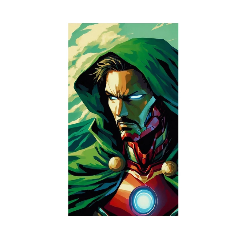 استیکر لپ تاپ و موبایل مدل سریال طرح دکتر دووم اونجرز Doctor Doom Avengers کد 3392
