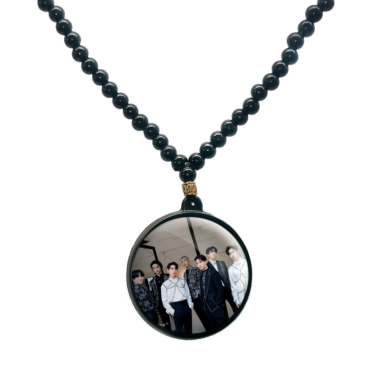 گردنبند پرمانه طرح GOT7 کد pmd.19075مدل دو طرفه