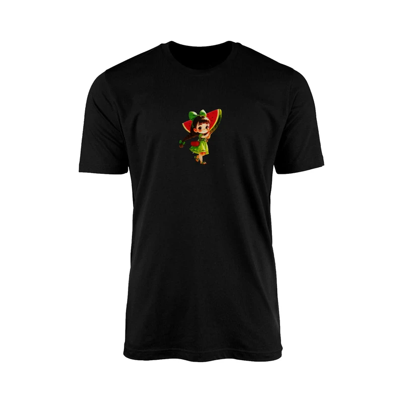 تی شرت آستین کوتاه زنانه مدل نخ پنیه طرح یلدا کد TN 524