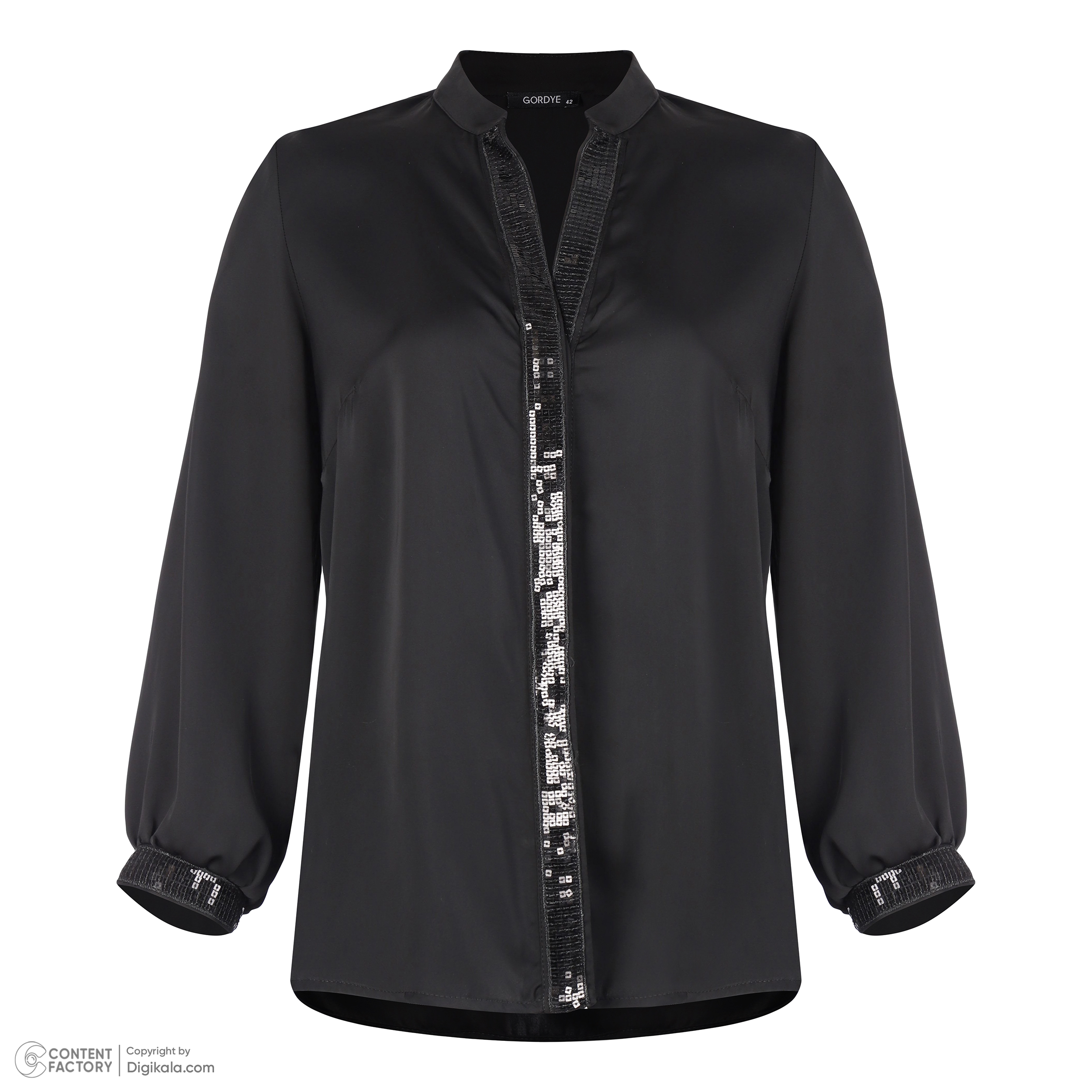 شومیز زنانه گردیه مدل 315139 رنگ مشکی