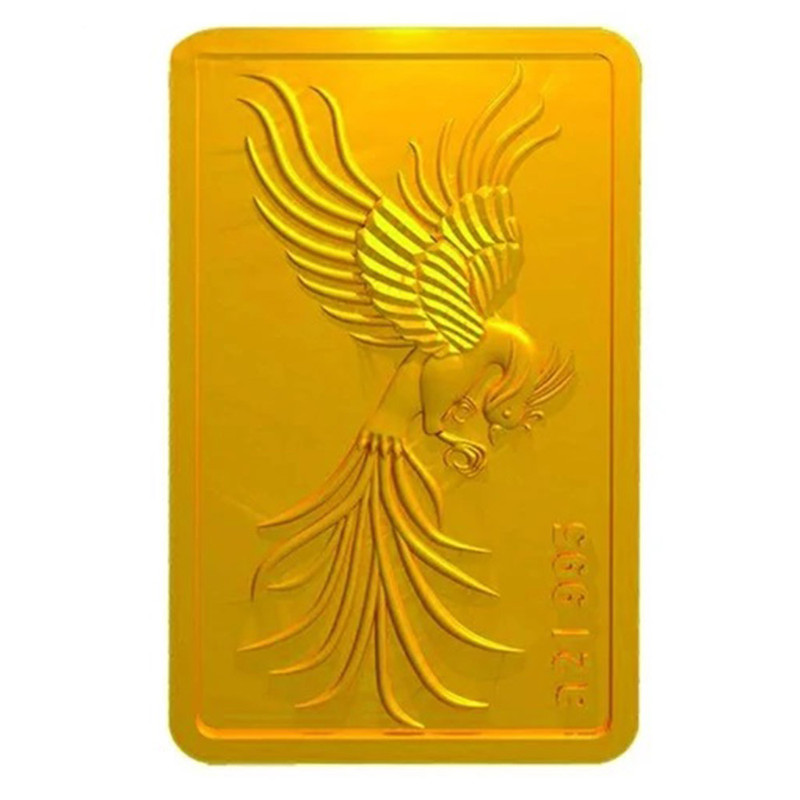 شمش طلا 24 عیار ایران‌شمش مدل سیمرغ - 2