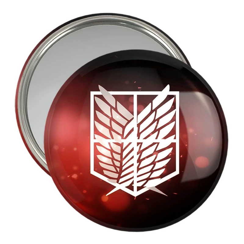 آینه جیبی خندالو مدل بال آزادی انیمه اتک آن تایتان Attack on Titan کد 10971
