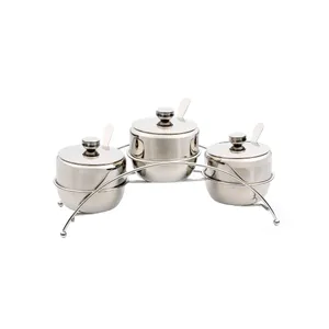 قندان لایف اسمایل مدل SS-5 مجموعه 3 عددی به همراه استند