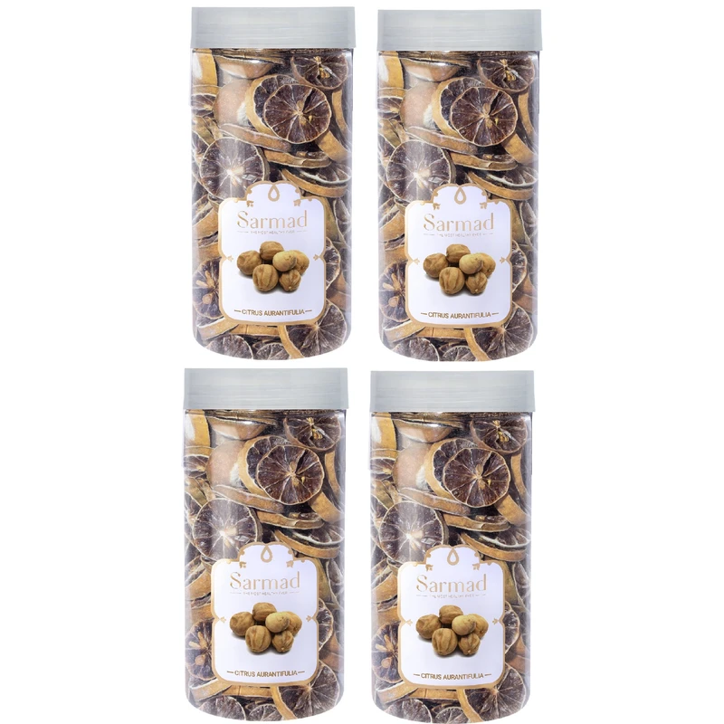 دمنوش لیمو اسلایس ممتاز سرمد - 100 گرم بسته 4 عددی