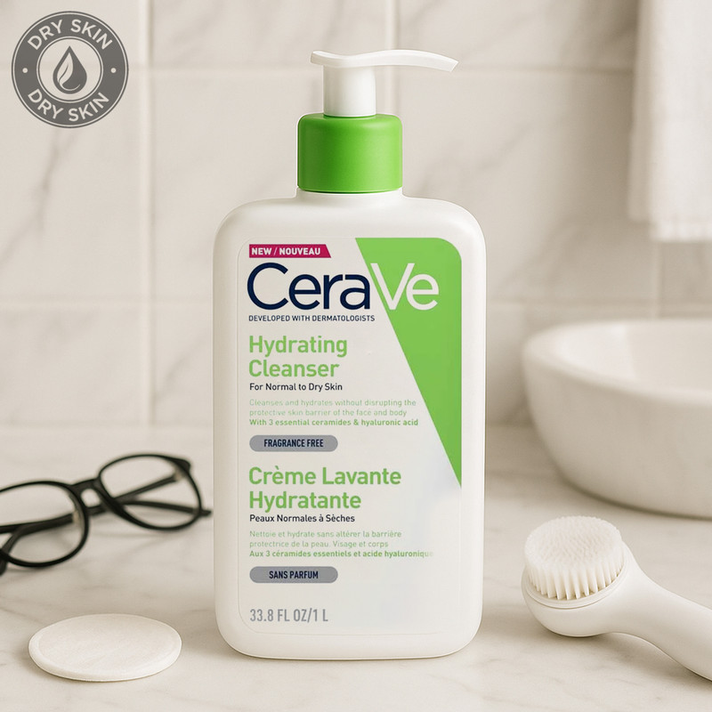 ژل شست‌وشوی صورت سراوی مدل Hydrating حجم 473 میلی‌لیتر در ارزانترین فروشگاه اینترنتی ایران ارزان