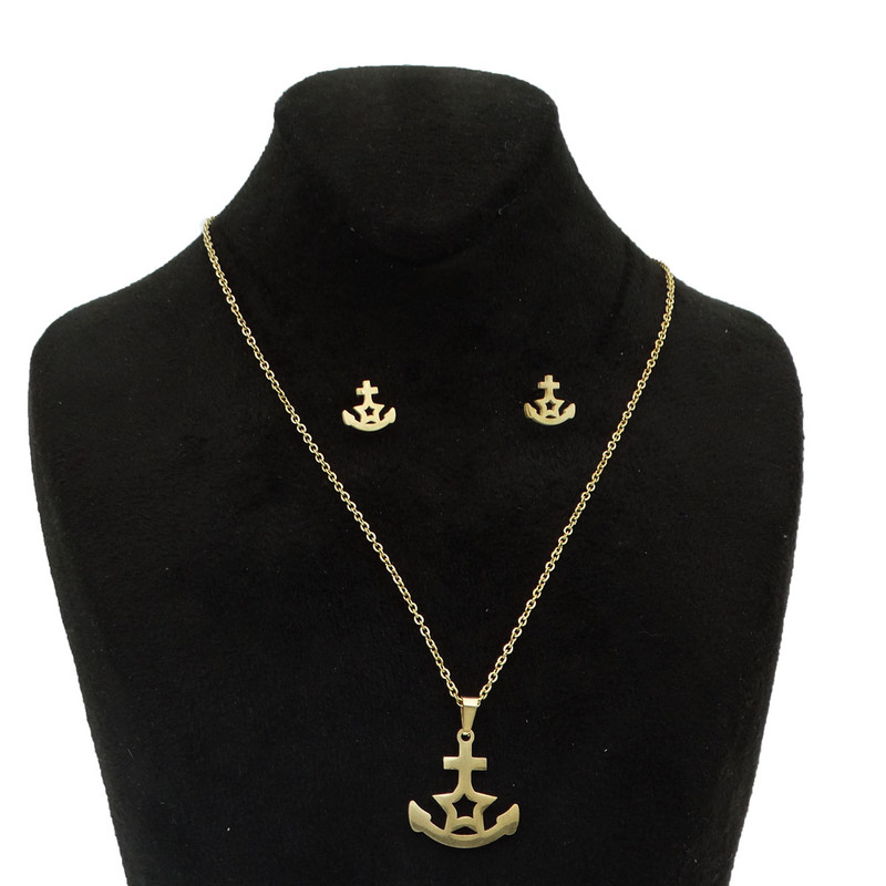 نیم ست دخترانه مدل لنگر زیبا کد SZ 12