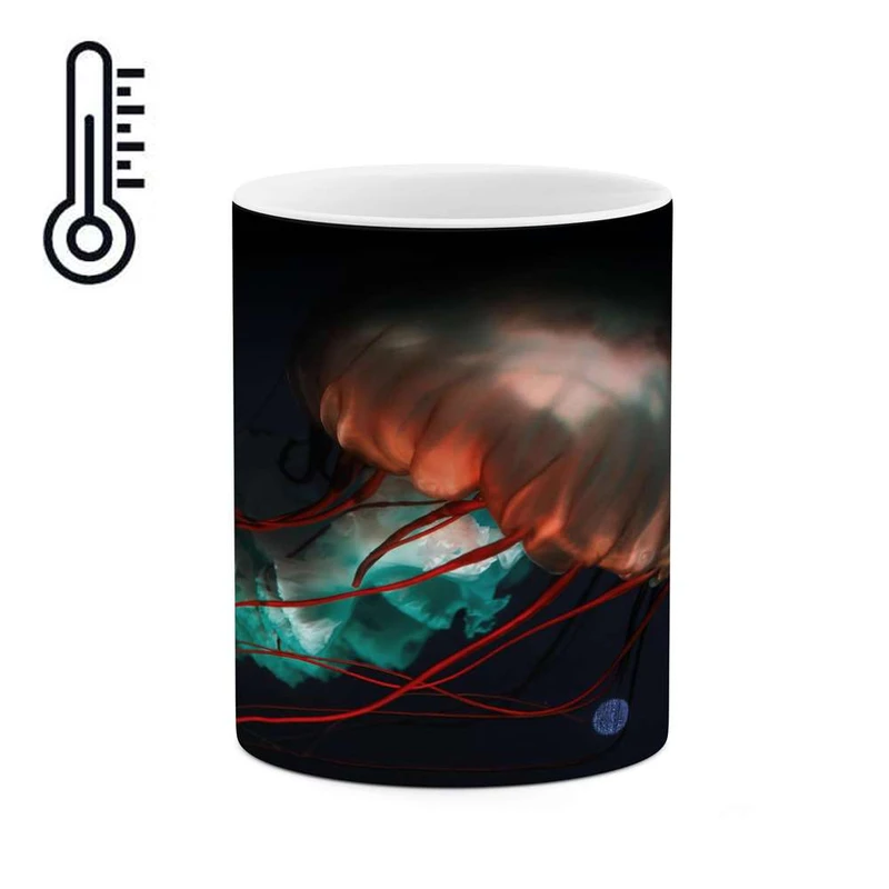 ماگ حرارتی کاکتی مدل عروس دریایی کد mgh17309