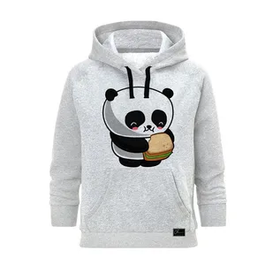 هودی زنانه مدل panda کد J64 رنگ طوسی