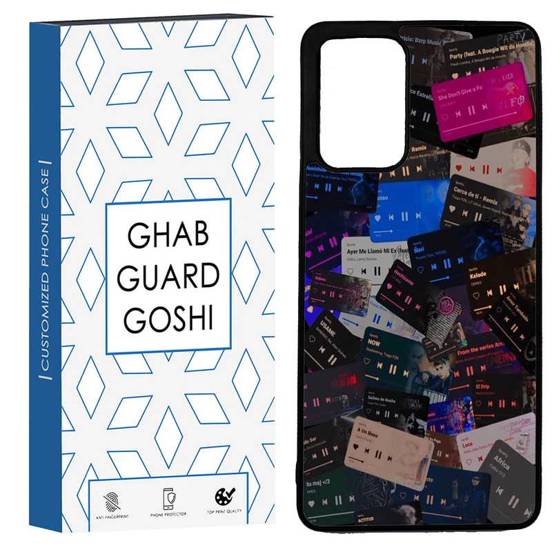 کاور قاب گارد گوشی طرح موزیک کد TPU-264 مناسب برای گوشی موبایل سامسونگ Galaxy A72