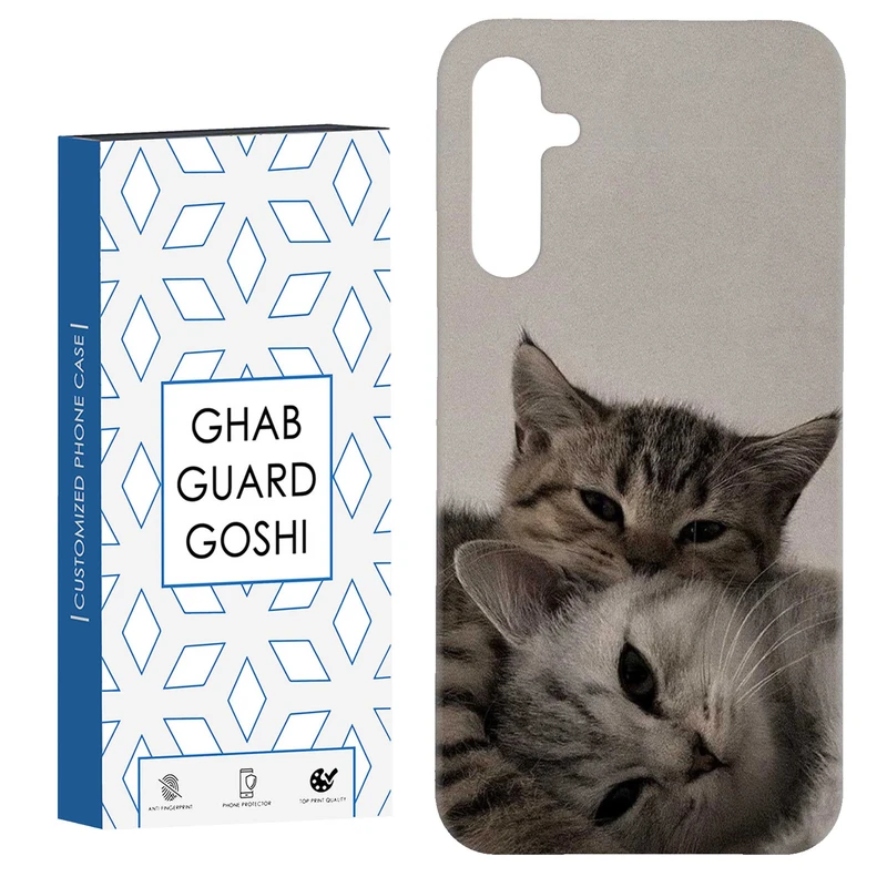 کاور قاب گارد گوشی طرح گربه کد Dimo-320 مناسب برای گوشی موبایل سامسونگ Galaxy A54