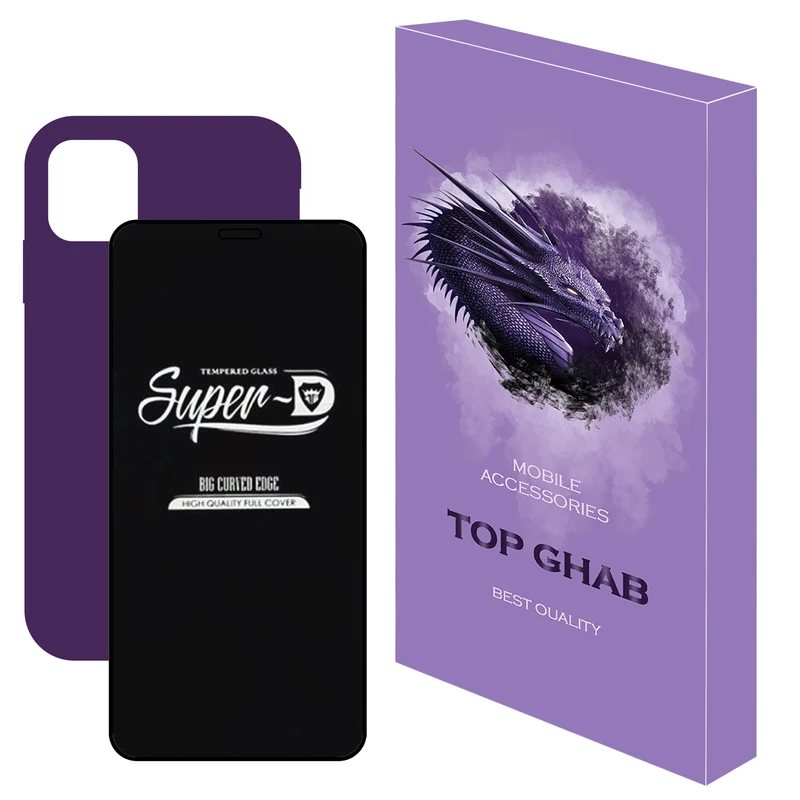 کاور تاپ قاب مدل  2SDB مناسب برای گوشی موبایل اپل iPhone 11 Pro به همراه محافظ صفحه نمایش