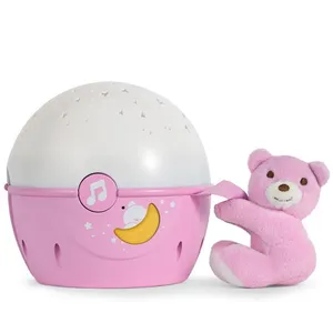 چراغ خواب اتاق کودک چیکو مدل NEXT 2 STARS PINK