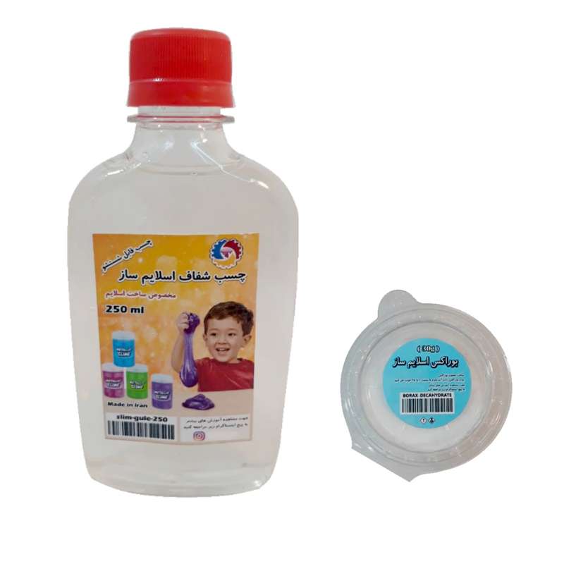 چسب ساخت ژل بازی کد p250 به همراه پودر بوراکس