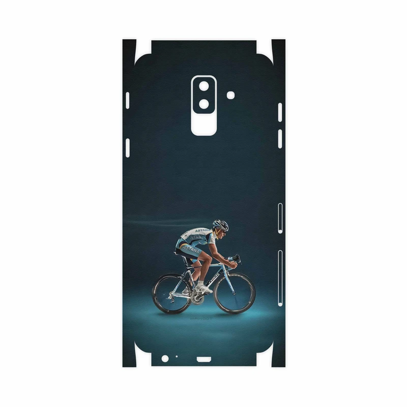 برچسب پوششی ماهوت مدل Road cycling-FullSkin مناسب برای گوشی موبایل سامسونگ Galaxy A6 Plus 2018