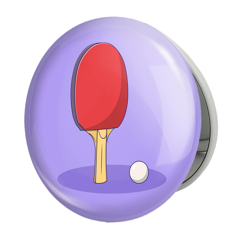 آینه جیبی خندالو طرح پینگ پنگ Ping Pong مدل تاشو کد 27995 