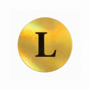 برچسب مدل هولوگرام طرح L بسته 200 عددی