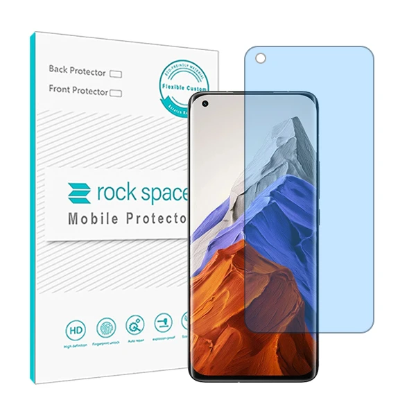 محافظ صفحه نمایش ضد اشعه آبی راک اسپیس مدل HyBLU مناسب برای گوشی موبایل شیائومی Mi 11 Pro