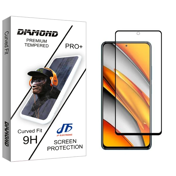 محافظ صفحه نمایش سرامیکی جی اف مدل Diamond مناسب برای گوشی موبایل شیائومی Poco F4