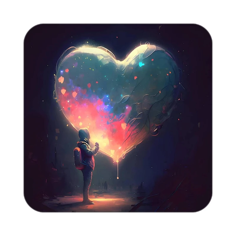 زیر لیوانی کاکتی مدل عاشقانه کد mp11615