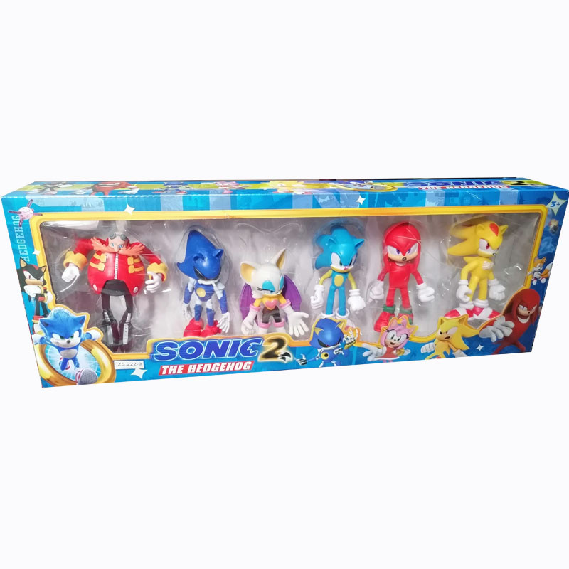 فیگور مدل sonic 2 مجموعه 6 عددی