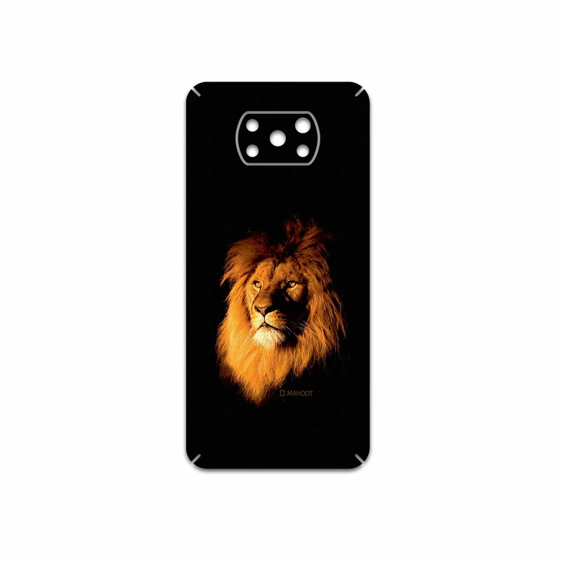 برچسب پوششی ماهوت مدل Lion مناسب برای گوشی موبایل شیائومی Poco X3 Pro