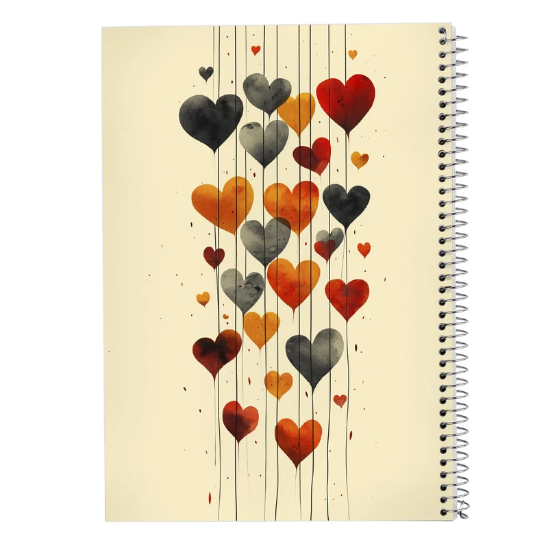 دفتر لیست خرید 50 برگ مدوپد مدل عاشقانه love کد DF14123