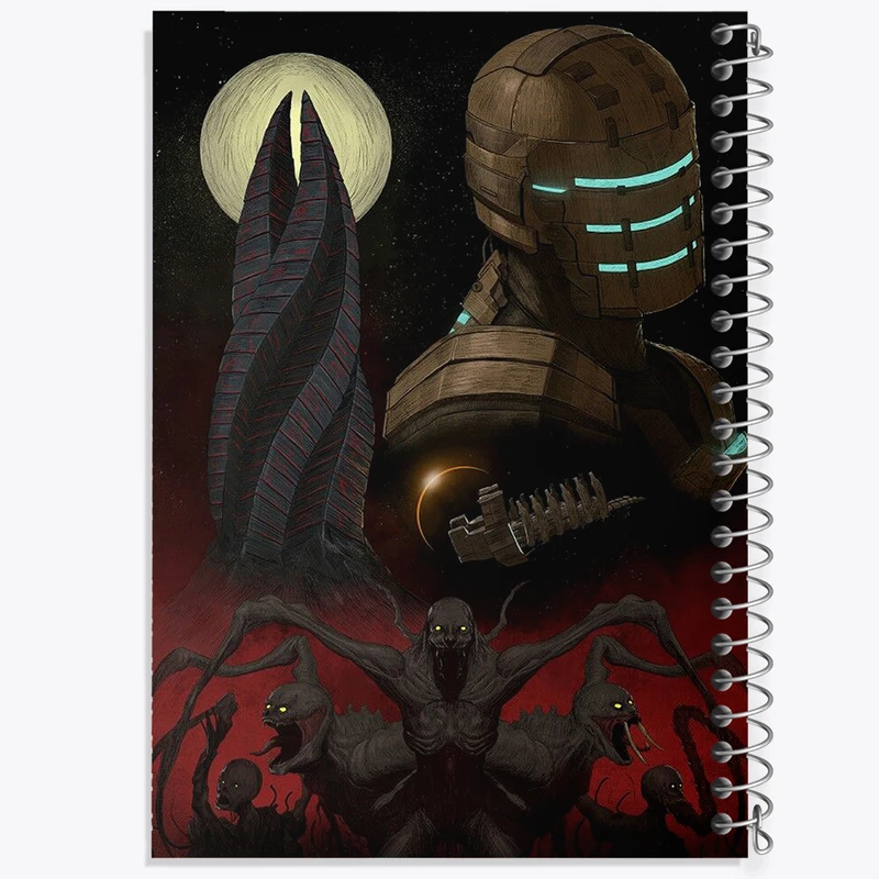 دفتر نقاشی 50 برگ خندالو طرح بازی دد اسپیس (Dead Space) کد 34990