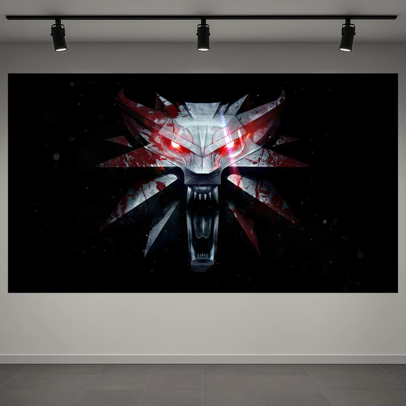 پوستر طرح  بازی کامپیوتری مدل the witcher کد AR3061696
