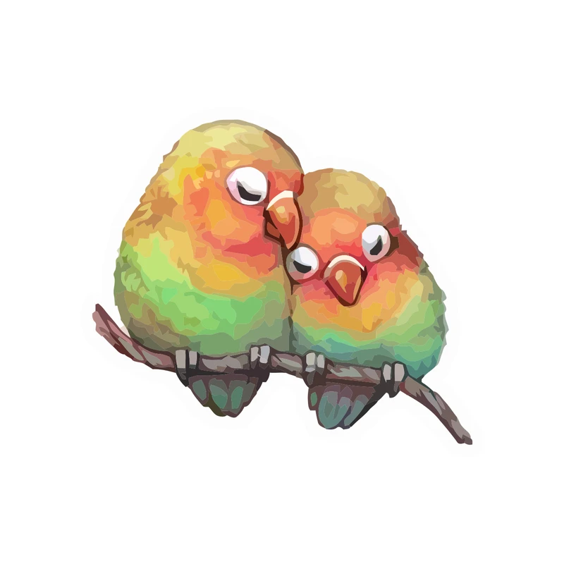 برچسب لپ تاپ پویا مارکت طرح عشق کد 1958