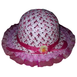 کلاه دخترانه مدل حصیری