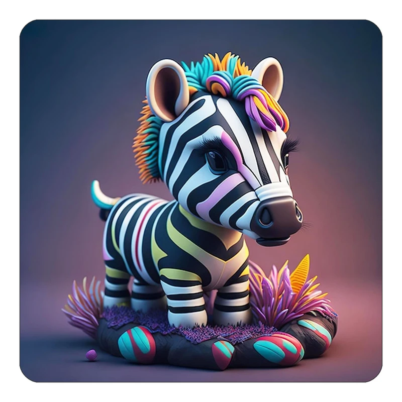 مگنت کاکتی طرح حیوانات رنگی مدل mp25980