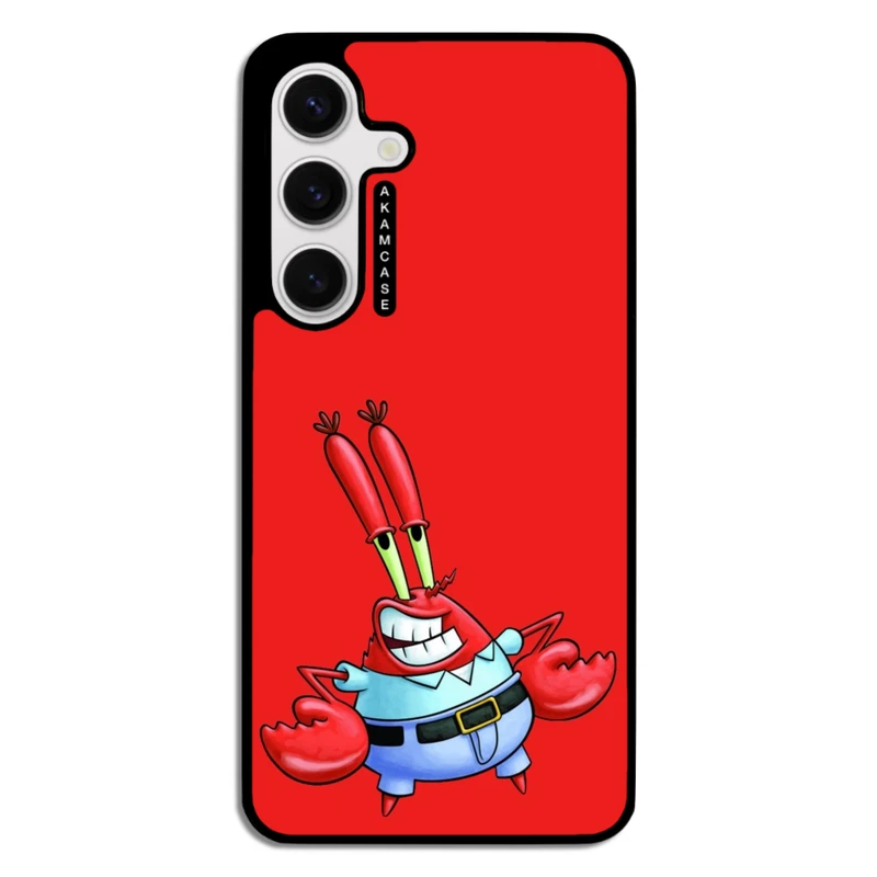 کاور آکام مدل AMC-WSGS24-SPONGE BOB15 مناسب برای گوشی موبایل سامسونگ Galaxy S24