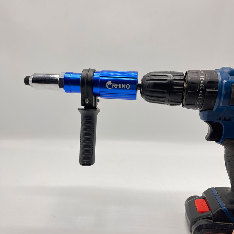 تبدیل دریل به میخ پرچ کن سر دریلی رینو مدل jt-33 مجموعه ۷ عددی