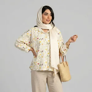 شومیز آستین بلند یقه برگردان زنانه السانا مدل آوانا کد 242735