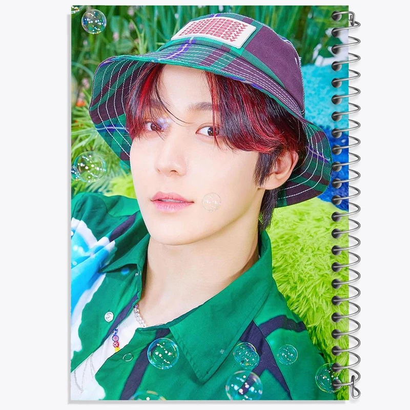 دفتر ژورنال نویسی 50 برگ خندالو مدل نقطه ای طرح یونهو گروه ایتیز ATEEZ کد 12315