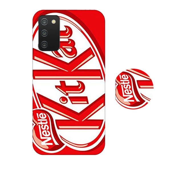 کاور مدل A02s مناسب برای گوشی موبایل سامسونگ Galaxy A02S /  M02S به همراه پاپ سوکت